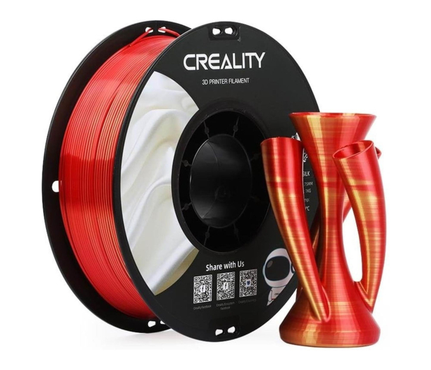 CREALITY Filament CR-Silk PLA  (Złoto-czerwony) - 1340708 - zdjęcie